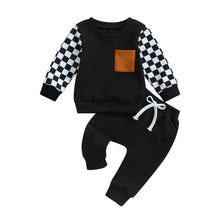Checkered Two Piece Sweatsuit