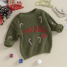 Merry Embroidered Knit Sweater