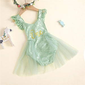 One Lace Birthday Romper