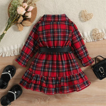 Red, Plaid & Belted