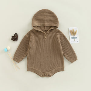 The Hooded Knit Romper
