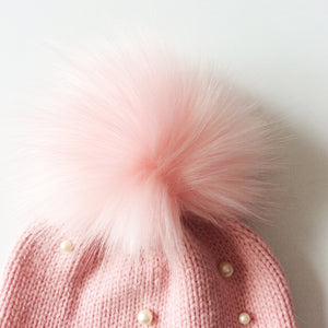 Pearl Knitted Pom