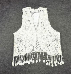 Crocheted Lace Vest