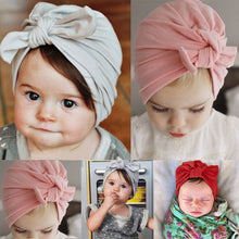 Newborn Baby Toddler Kids Boy Girl Bowknot Soft Cotton Beanie Hat Cap